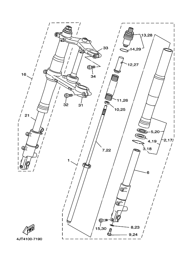 19 - FOURCHE AVANT
