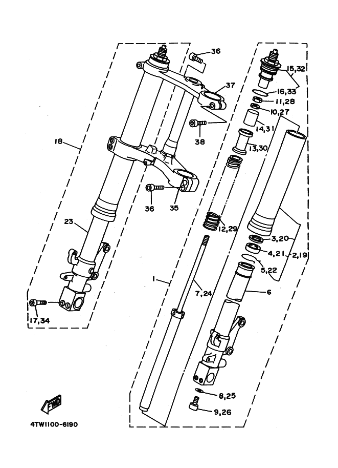 19 - FOURCHE AVANT