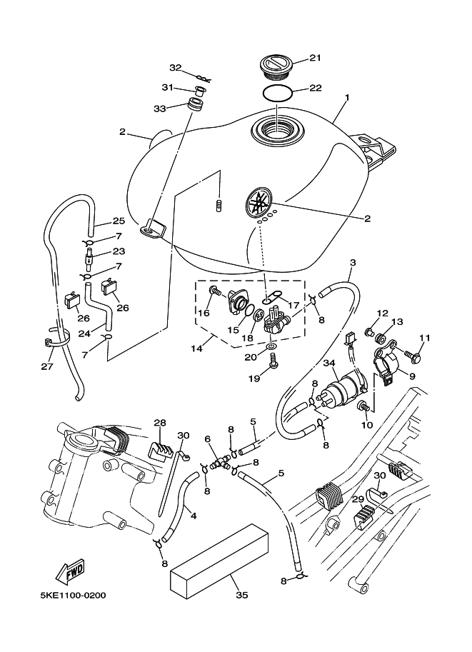 20 - RESERVOIR A CARBURANT