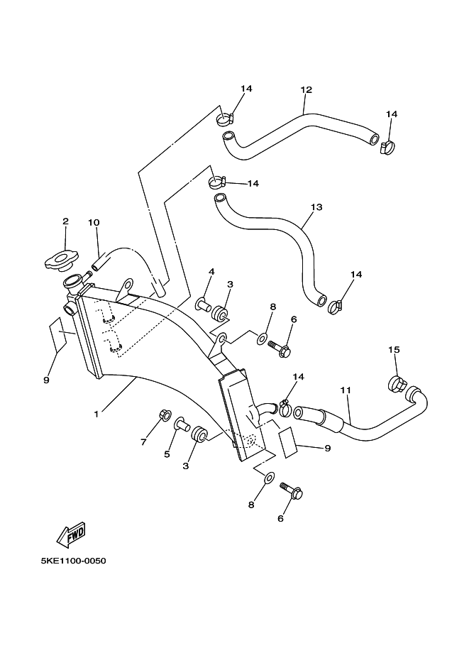 05 - RADIATOR. HOSE