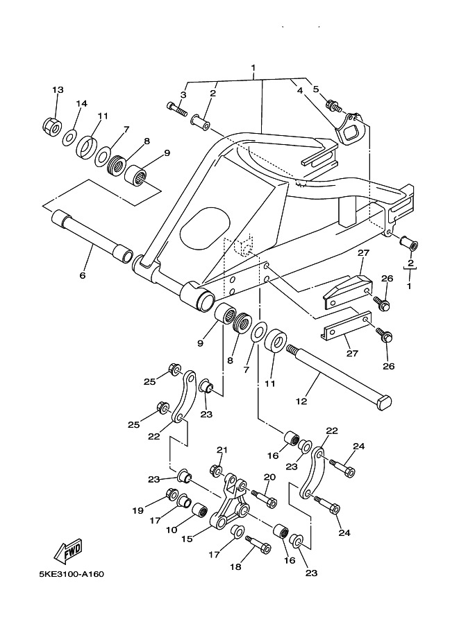16 - REAR ARM