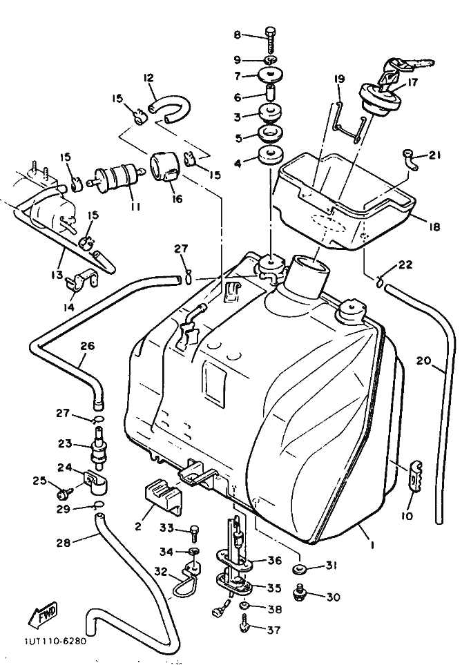 28 - RESERVOIR A CARBURANT