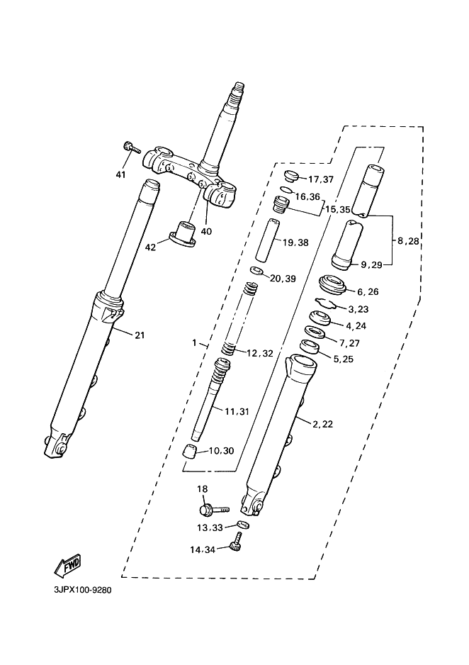 27 - FOURCHE AVANT
