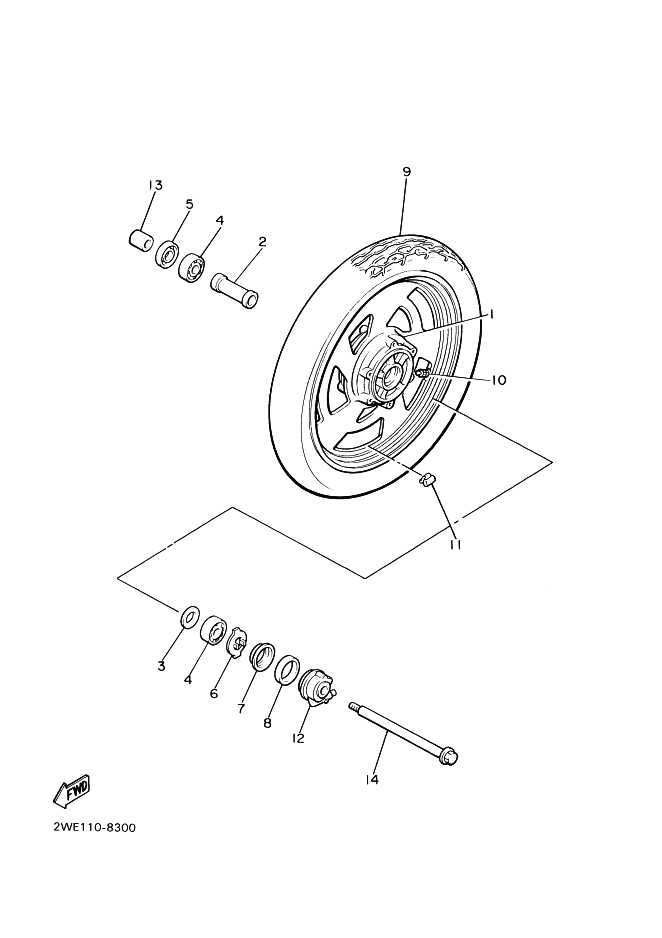 30 - ROUE AVANT