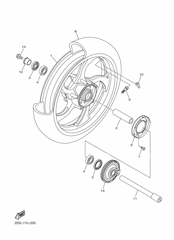 32 - ROUE AVANT