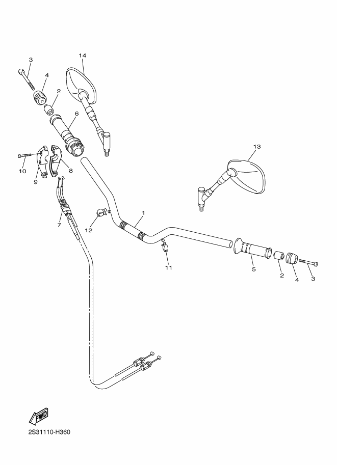 36 - GUIDON & CABLE