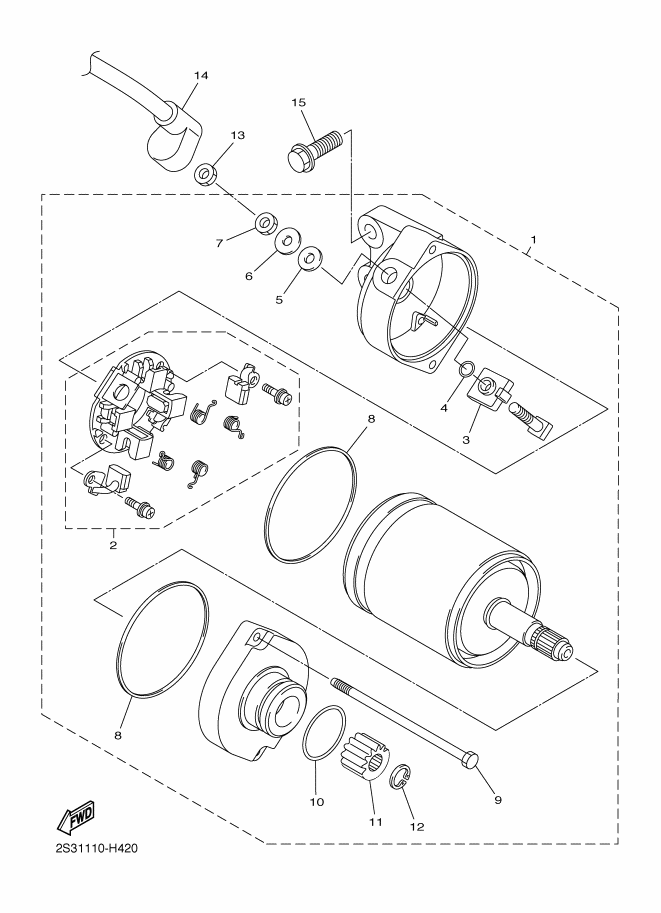 42 - DEMARREUR ELECTRIQUE