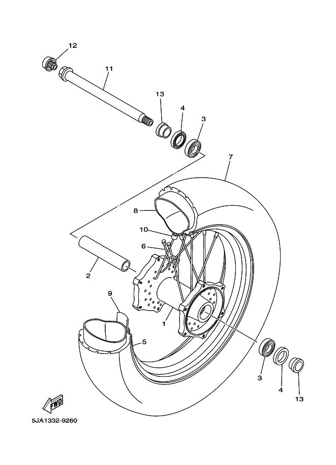 26 - ROUE AVANT