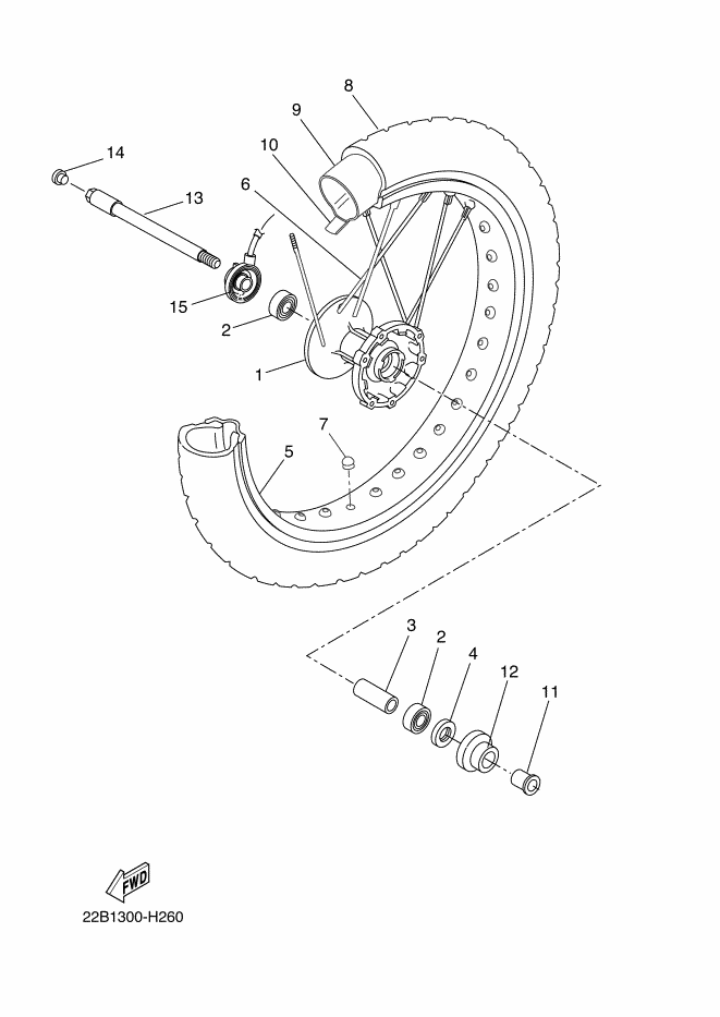 28 - ROUE AVANT