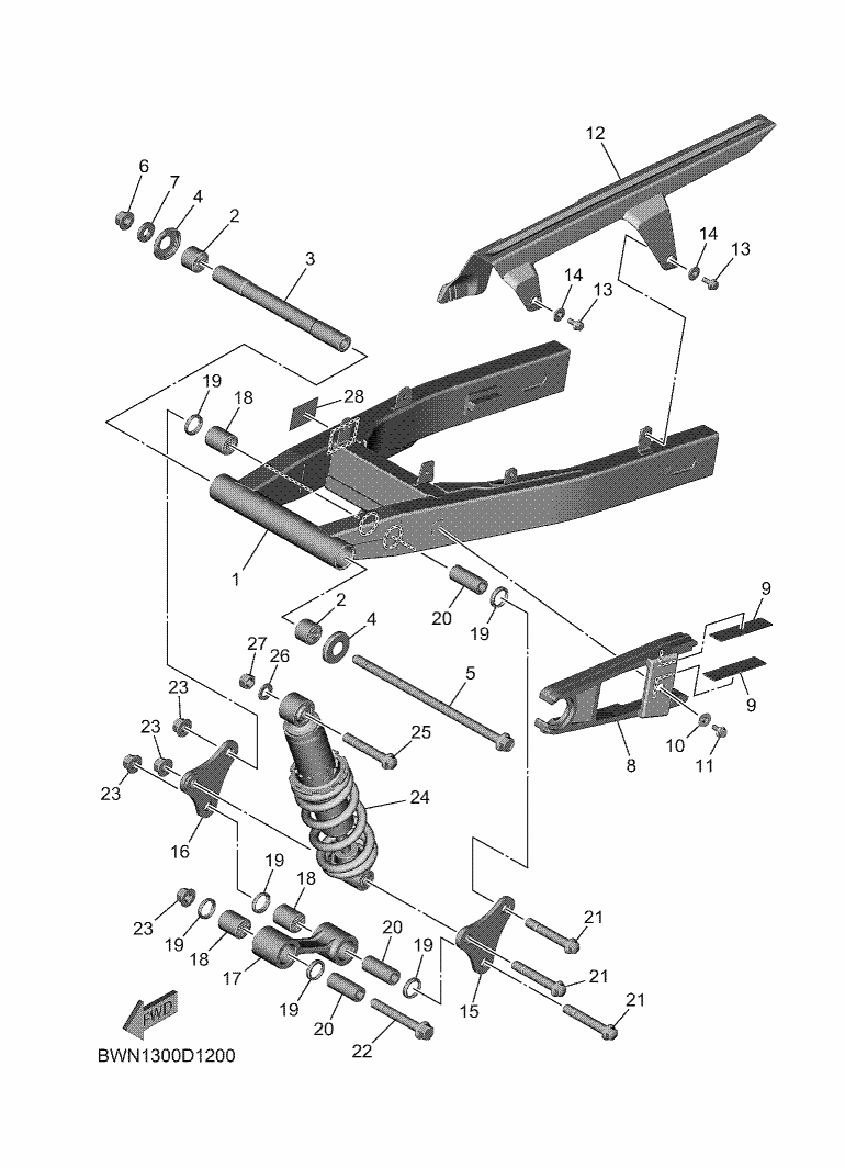 20 - BRAS ARRIERE & SUSPENSION