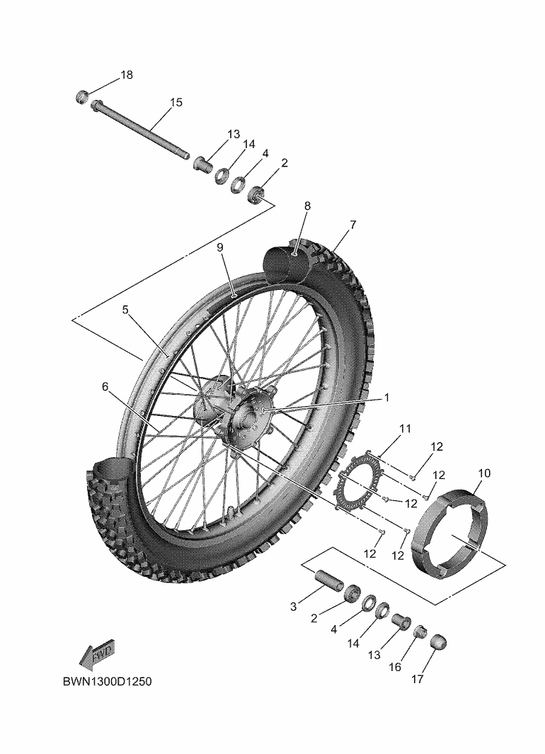 25 - ROUE AVANT