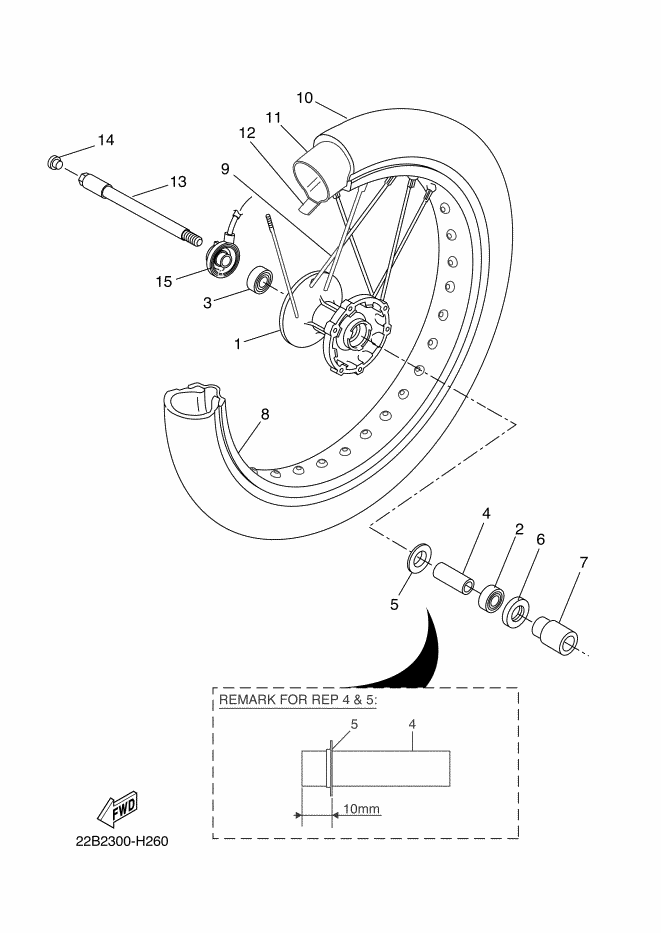28 - ROUE AVANT
