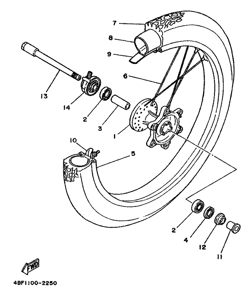 25 - ROUE AVANT