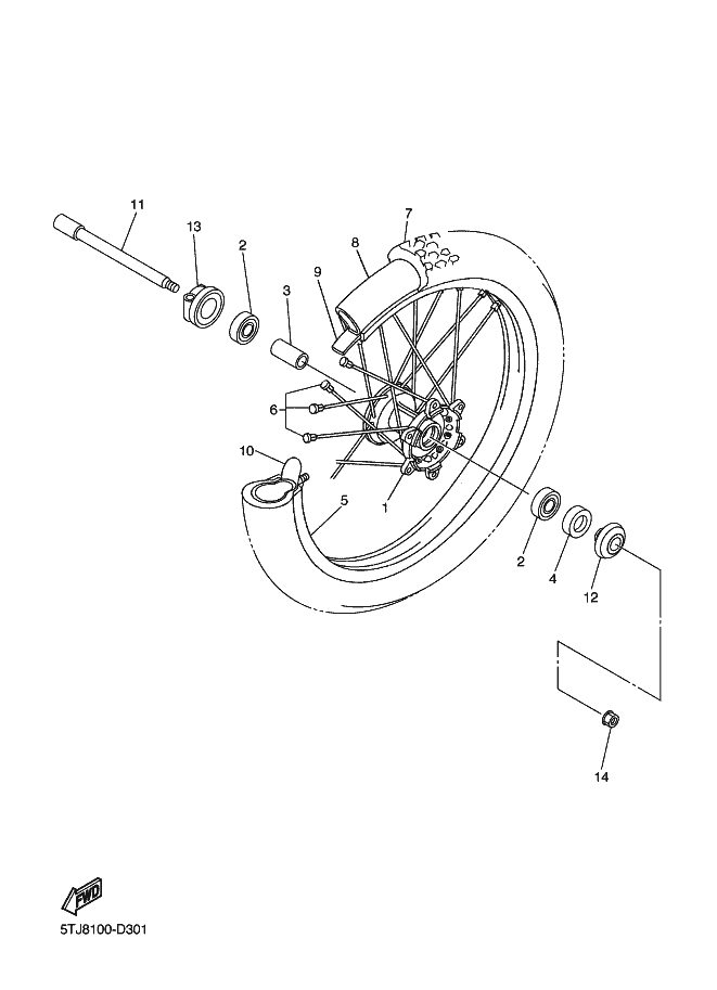 29 - ROUE AVANT