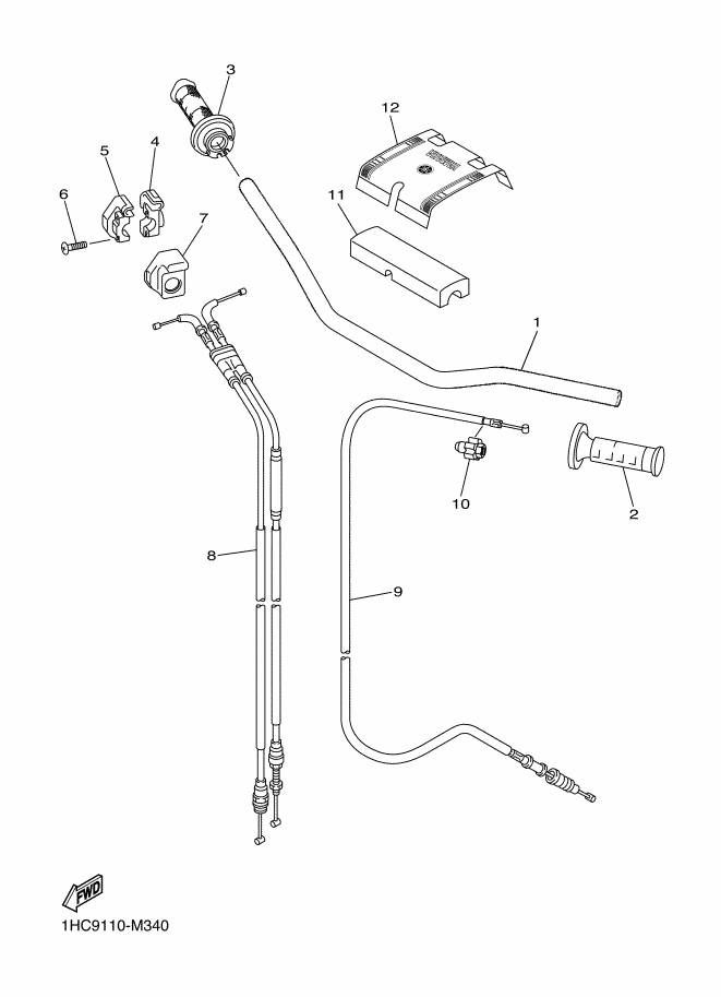 34 - GUIDON & CABLE