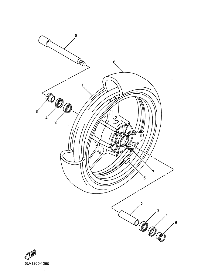 29 - ROUE AVANT