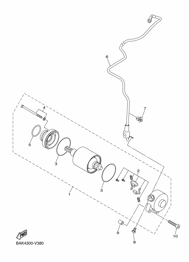 41 - DEMARREUR ELECTRIQUE