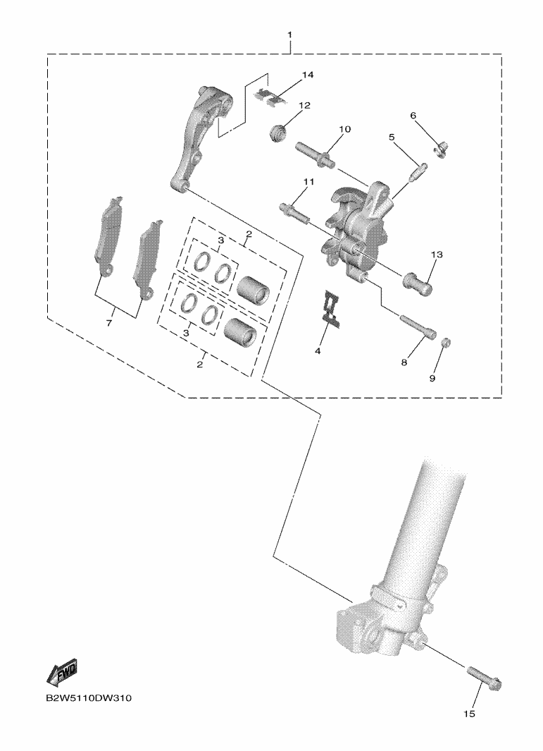 33 - ETRIER DE FREIN AV