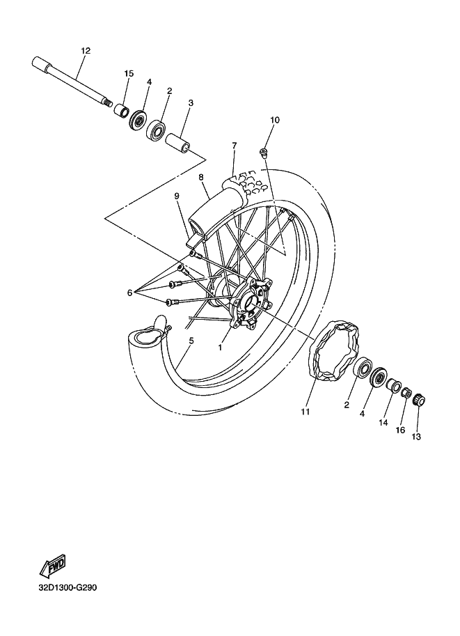 29 - ROUE AVANT