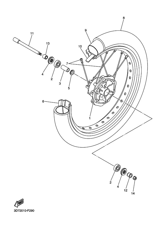 29 - ROUE AVANT
