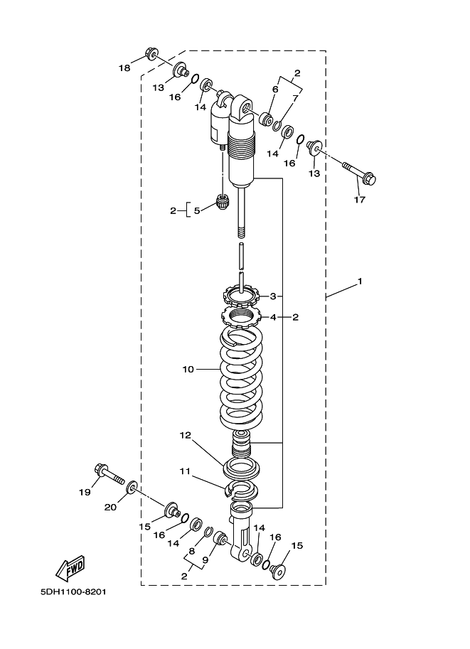 20 - SUSPENSION ARRIERE
