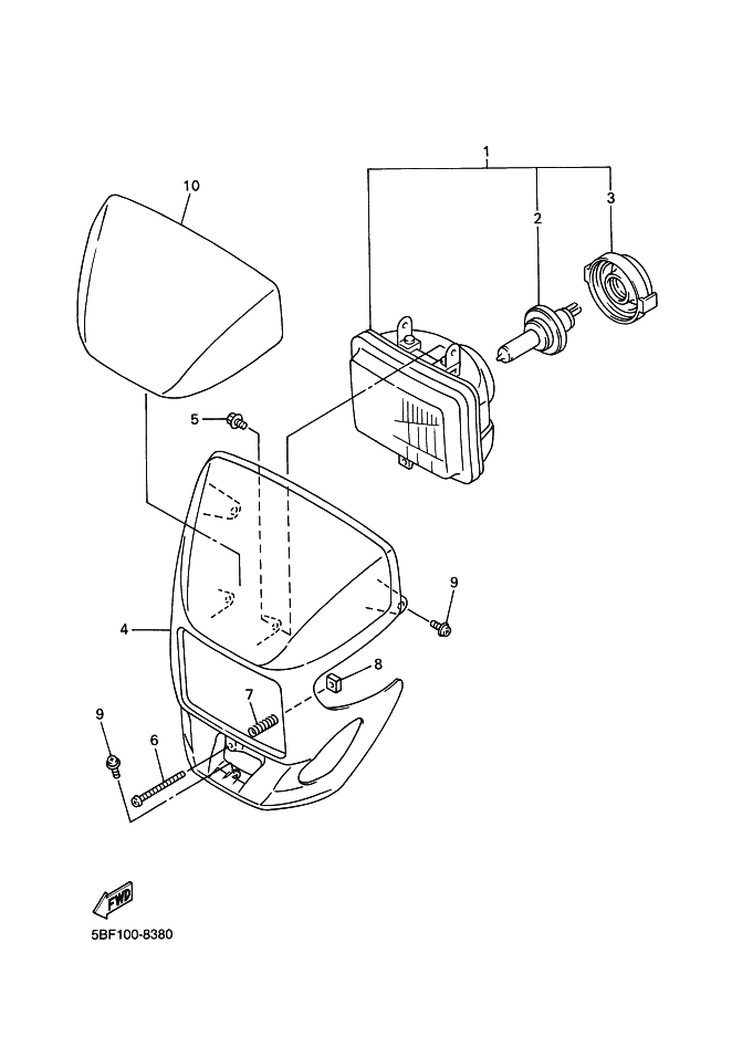 38 - HEADLIGHT
