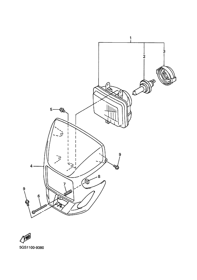 38 - HEADLIGHT