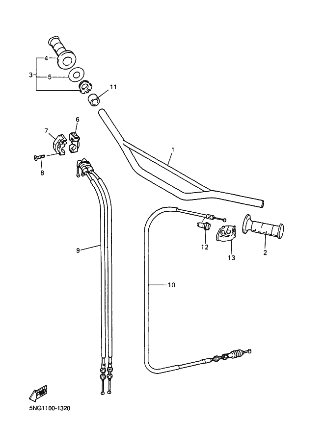 32 - GUIDON & CABLE