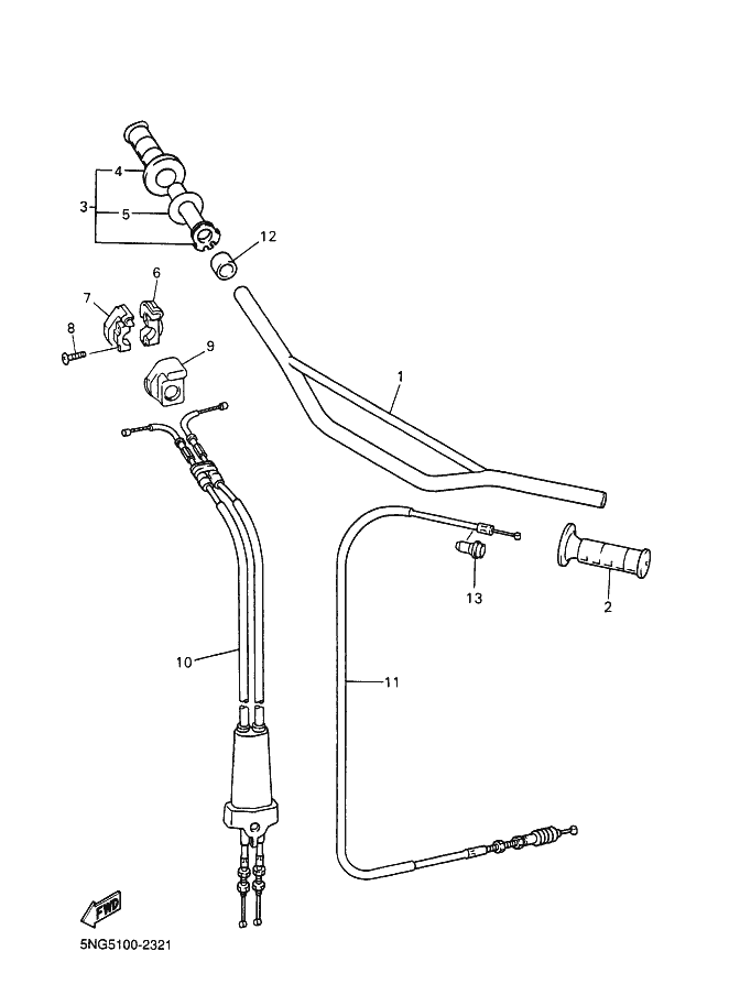 32 - GUIDON & CABLE