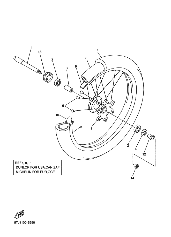 29 - ROUE AVANT