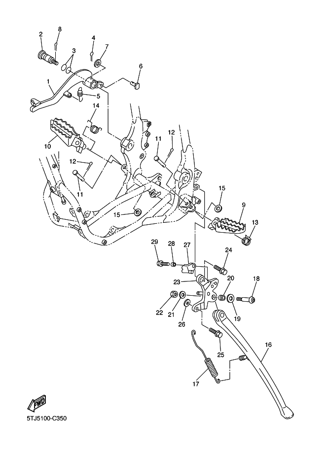 35 - SUPPORT & REPOSE PIED