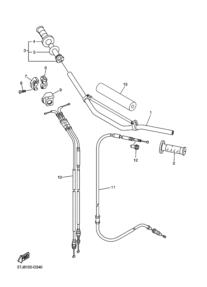 34 - GUIDON & CABLE