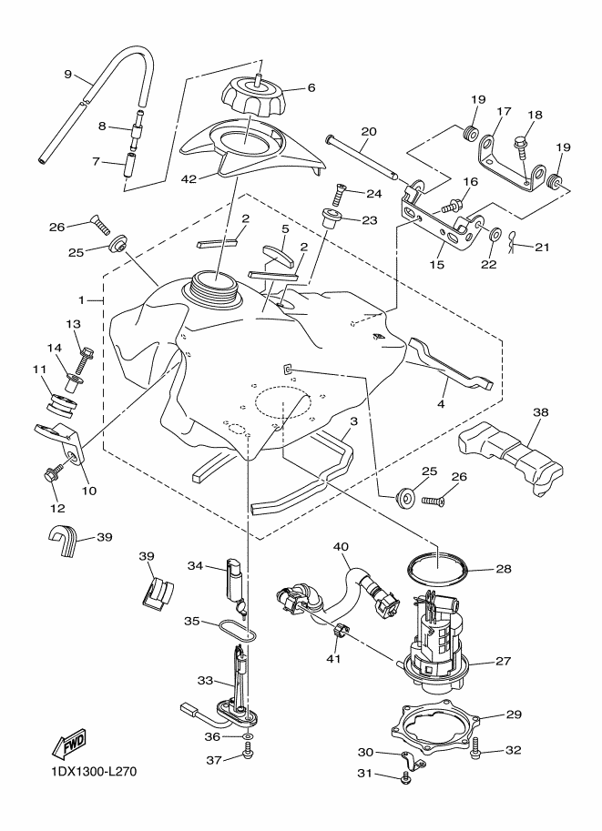 28 - RESERVOIR A CARBURANT