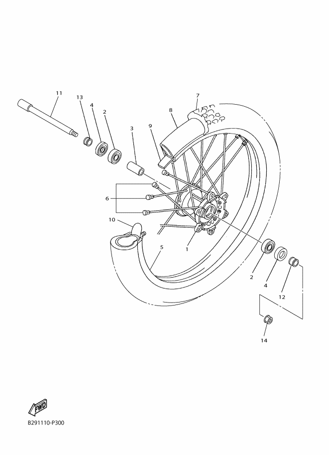 29 - ROUE AVANT