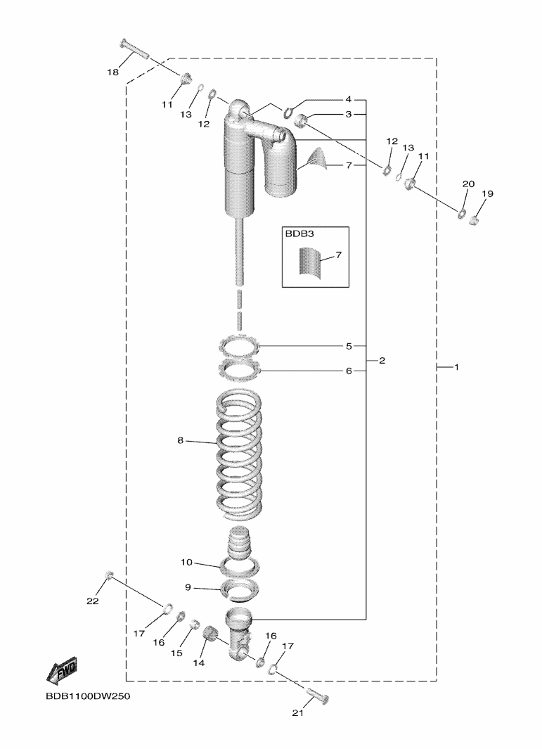 25 - SUSPENSION ARRIERE