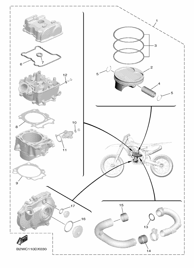 03 - PISTON REBUILT KIT