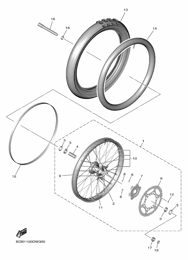 32 - ROUE AVANT