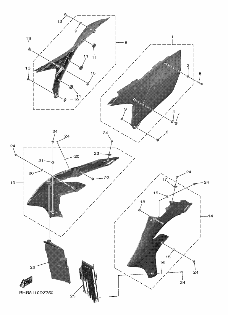 25 - COUVERCLE LATERAL