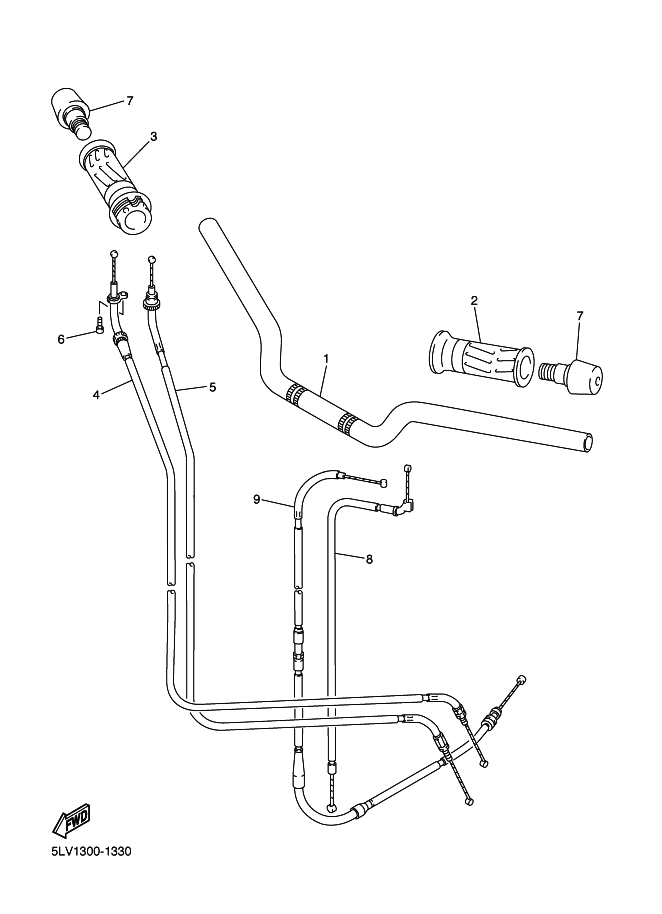 33 - GUIDON & CABLE