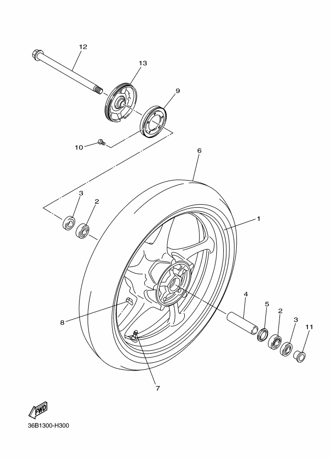 30 - ROUE AVANT