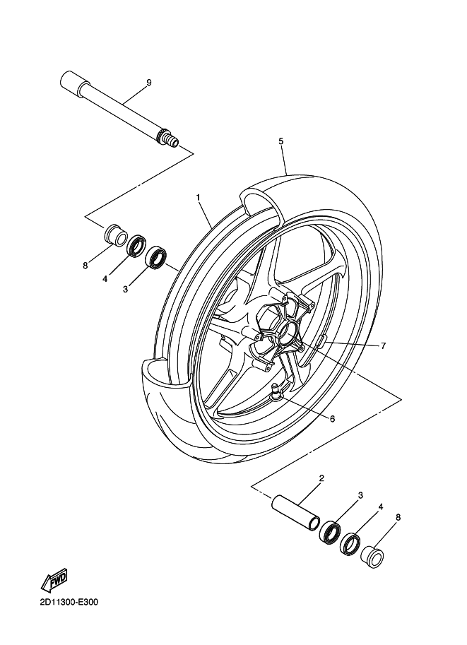 30 - ROUE AVANT