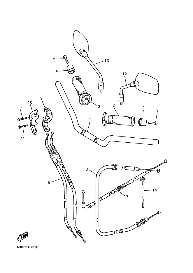 32 - GUIDON & CABLE