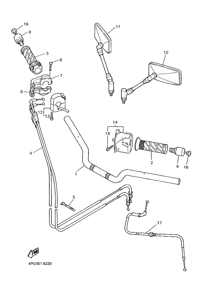 32 - GUIDON & CABLE