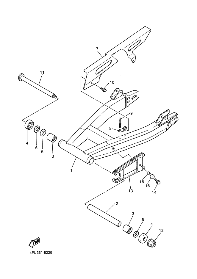 22 - BRAS ARRIERE & SUSPENSION