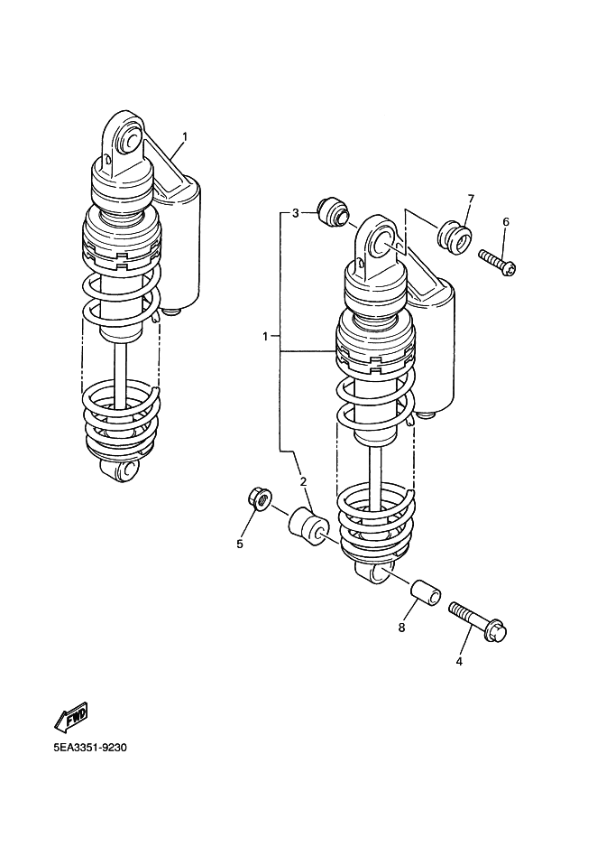 23 - SUSPENSION ARRIERE