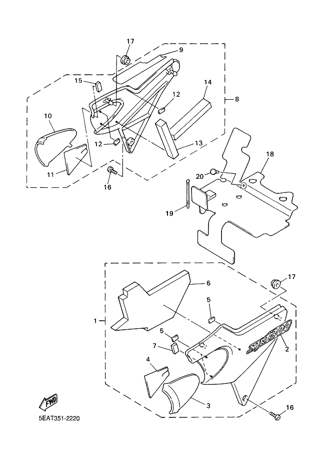 22 - COUVERCLE LATERAL