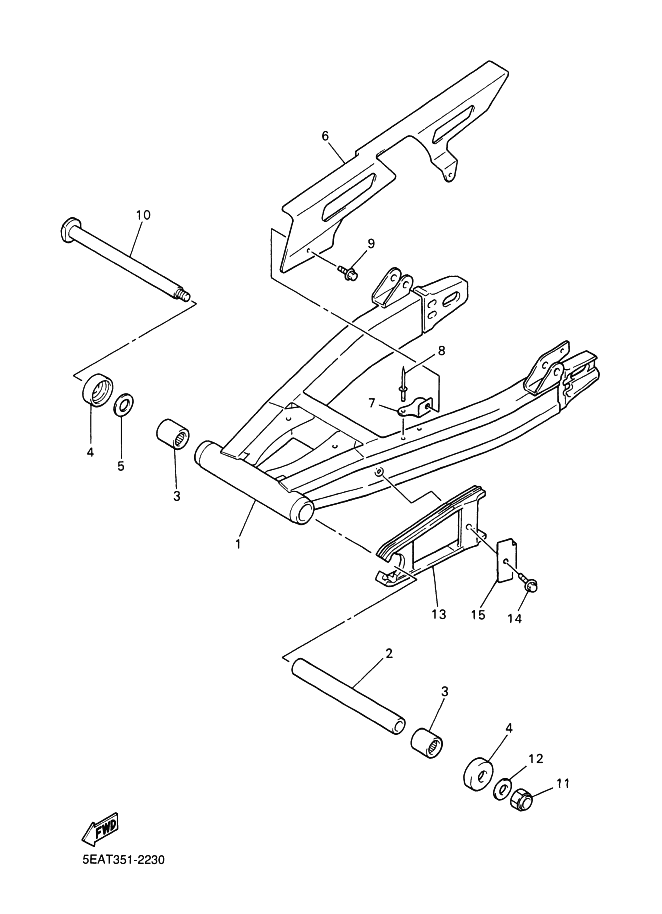 23 - BRAS ARRIERE & SUSPENSION