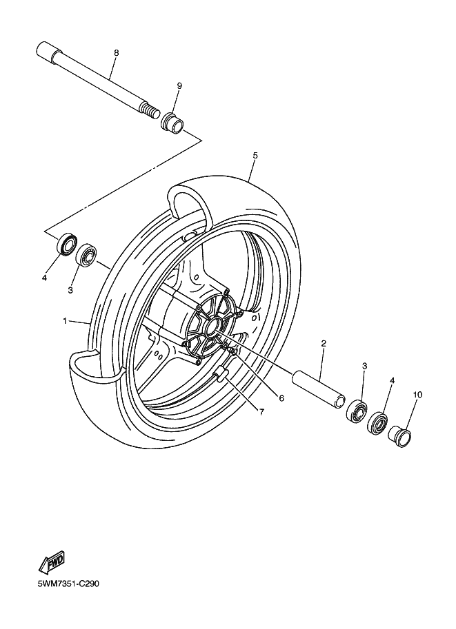 29 - ROUE AVANT