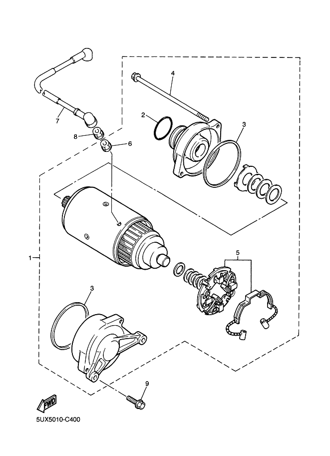 40 - DEMARREUR ELECTRIQUE