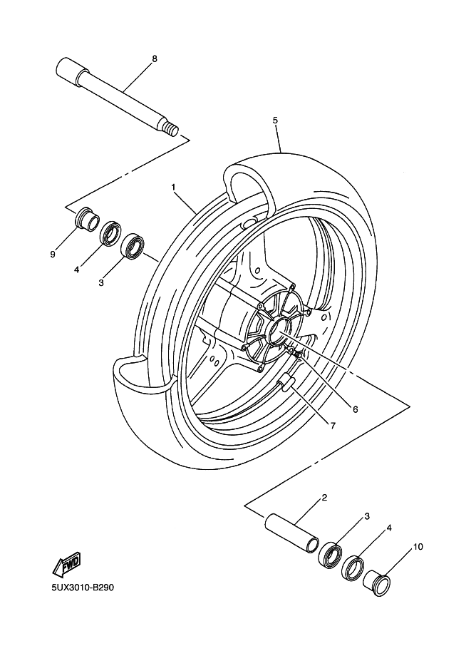 29 - ROUE AVANT